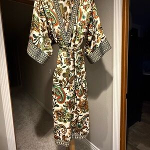 Soft Surroundings Multicolor Patterned Kimono